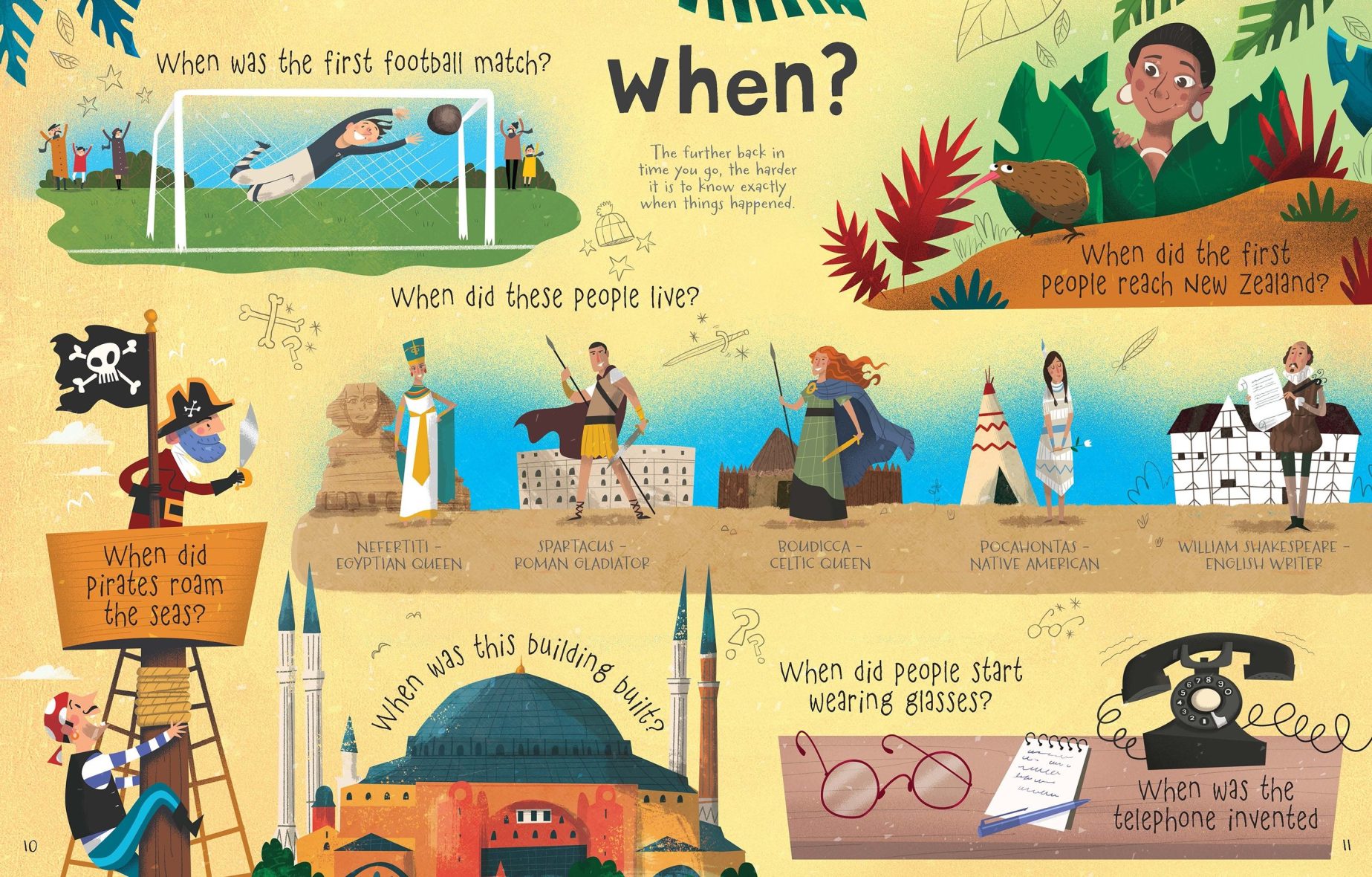 Lift-the-flap Questions and Answers about Long Ago-2