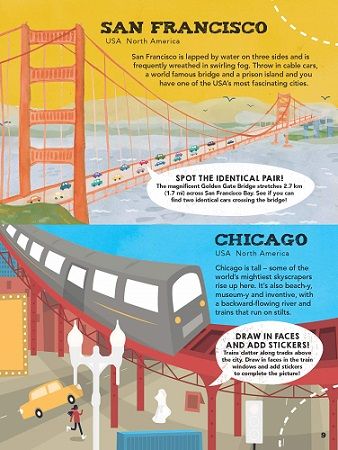 Buy The Cities Activity Book With Over 250 Stickers Book In Pakistan