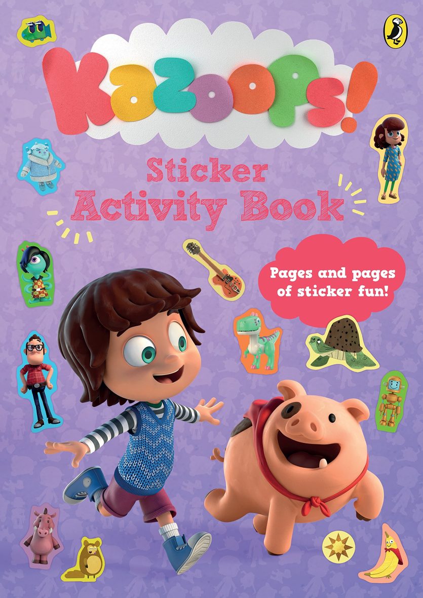 Cover Damaged – Kazoops! Sticker Activity Book (Purple)