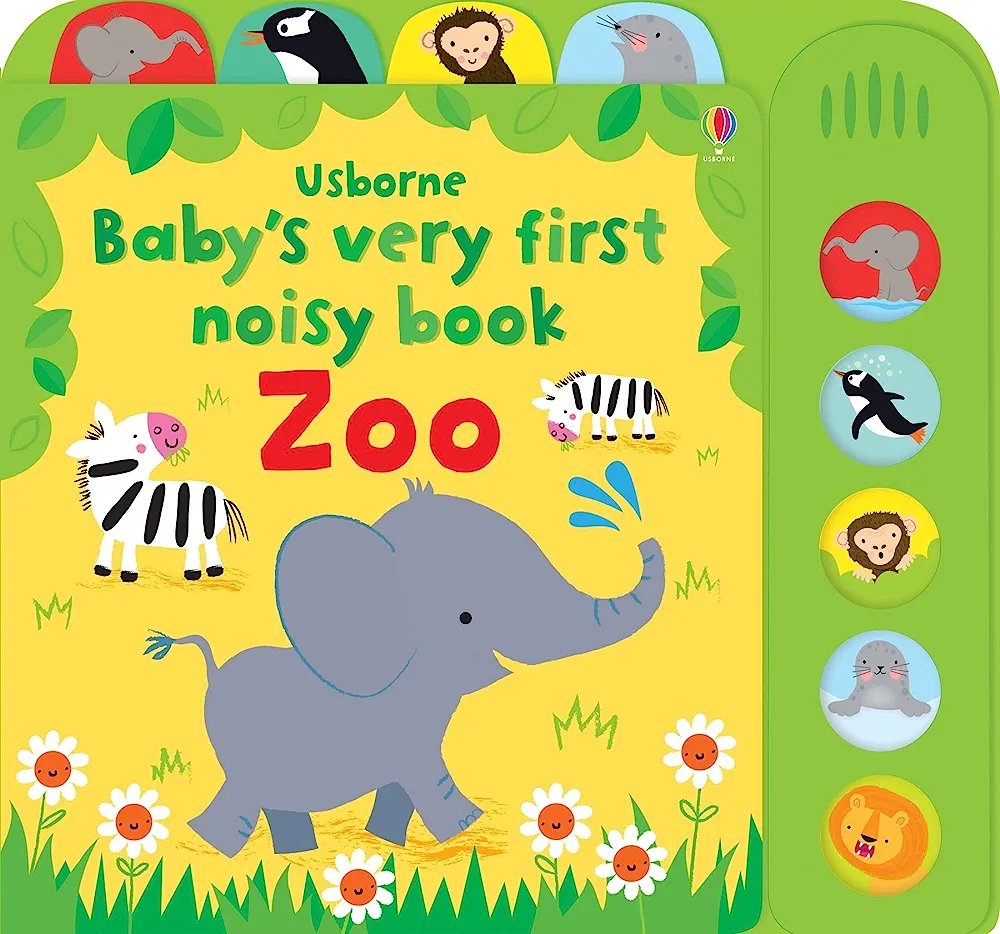 Usborne Baby's Very First Noisy Book Zoo - Sound Book Usborne Baby’s Very First Noisy Book Zoo – Sound Book