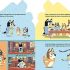 Bluey At Home with the Heelers (Board Book)