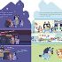 Bluey At Home with the Heelers (Board Book)