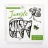 Cover Damaged - Jungle: A Slide and Play Book Board book (Black and White Puzzle Book)
