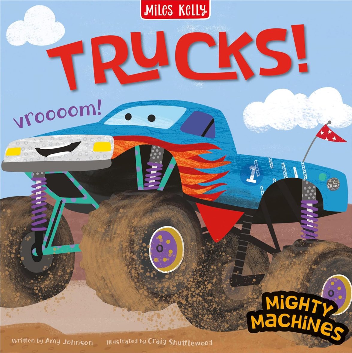 Mighty Machines – Trucks – Truck book for kids (Paperback)