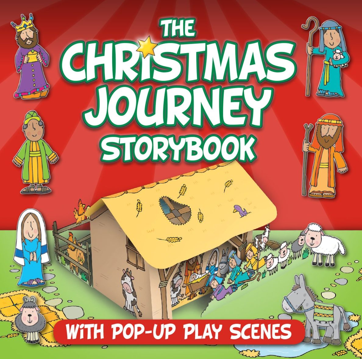 Christmas Journey Storybook –  with pop-up Play Scenes (Board Book)