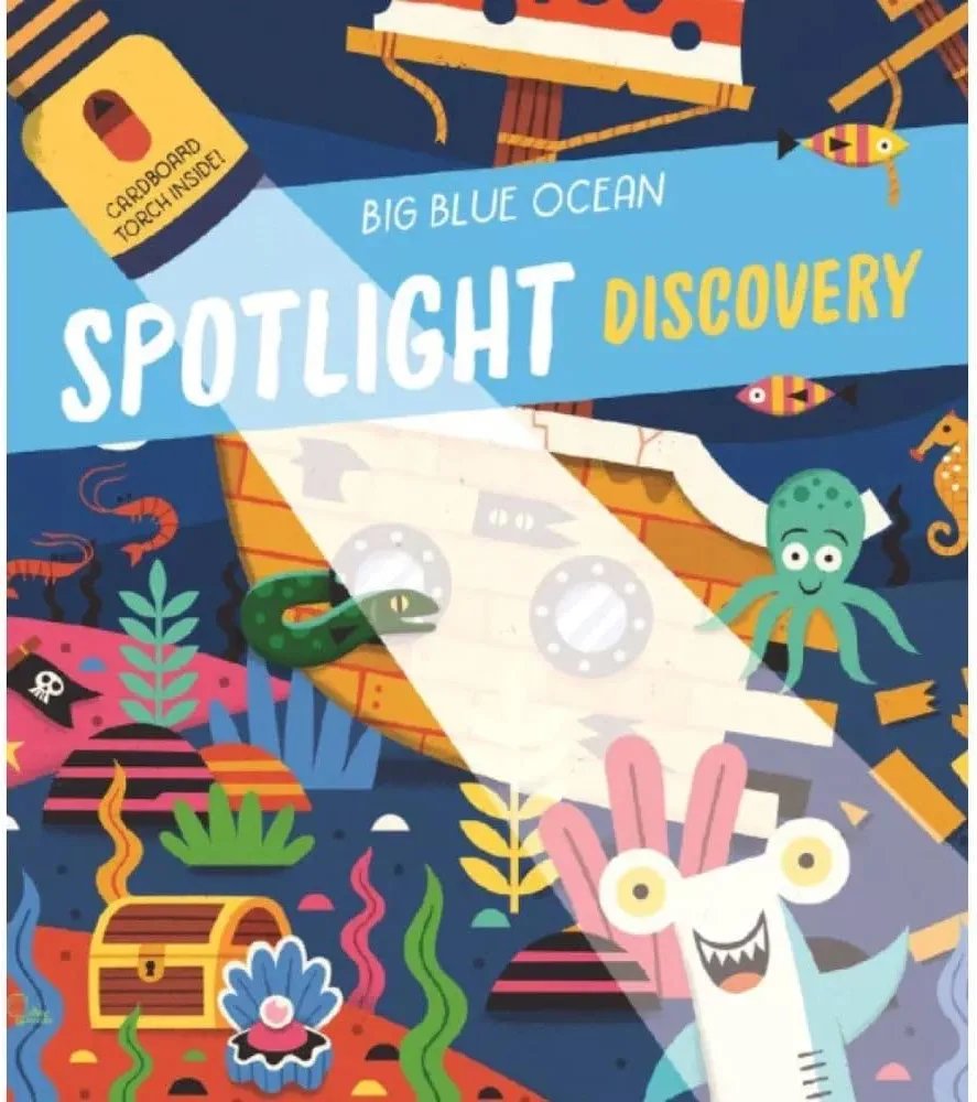 Spotlight Discovery Big Blue Ocean- with cardboard flashlight Spotlight Discovery Big Blue Ocean- with cardboard flashlight