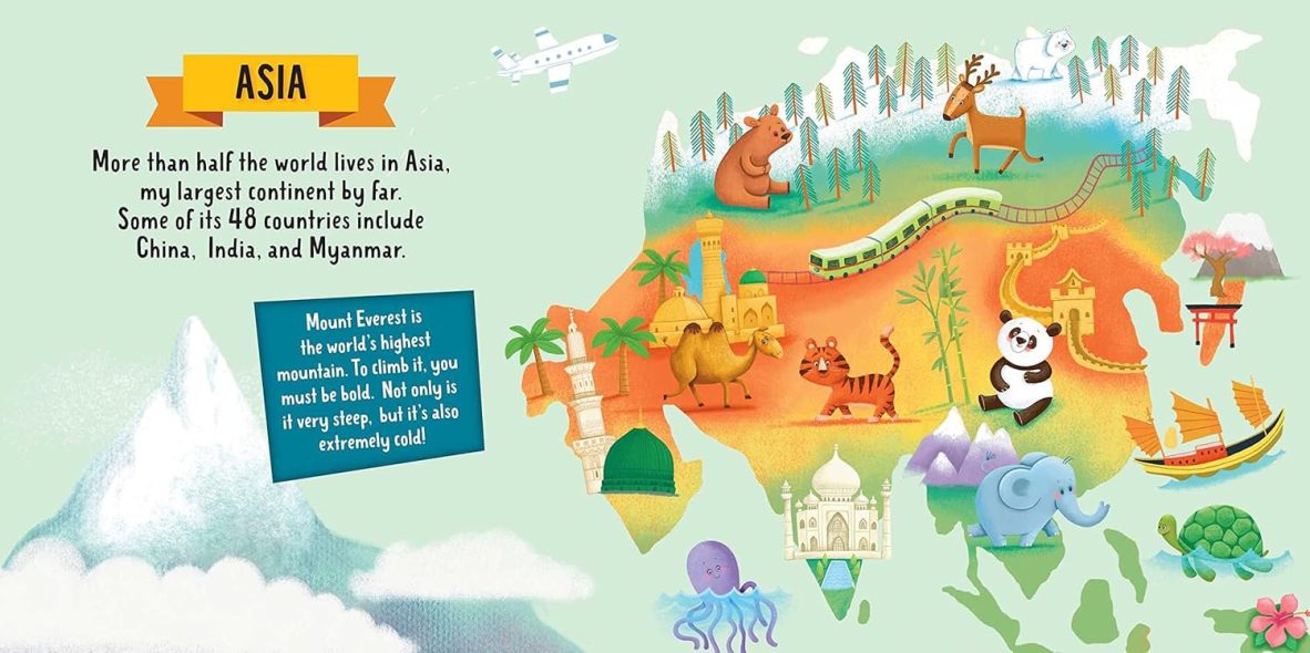 Buy Little Genius World Atlas Board Book Book in Pakistan
