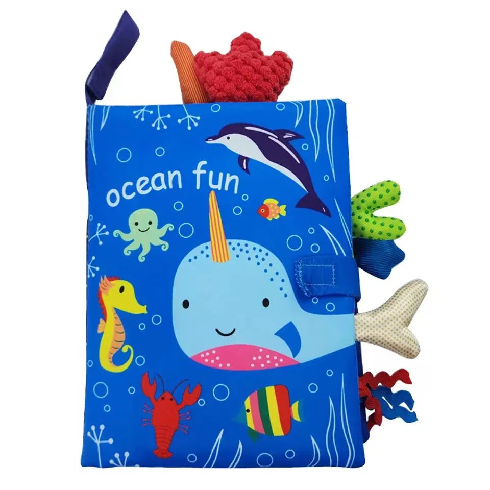 Ocean Fun - Soft Crinkle Cloth Book for Babies Ocean Fun – Soft Crinkle Cloth Book for Babies