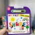 Little Learners: My First Wipe and Clean Shapes- Board Book
