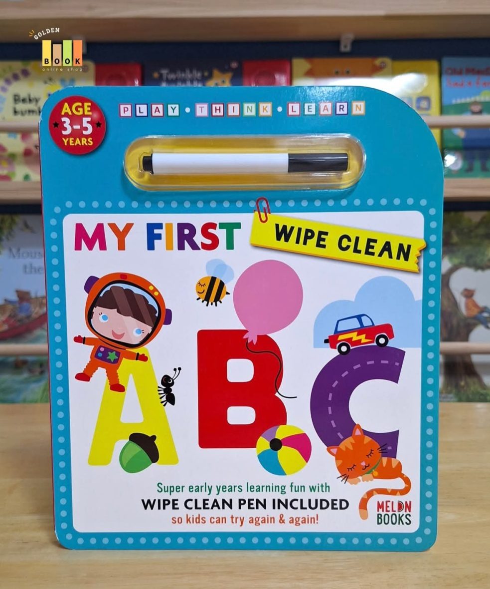 Little Learners: My First Wipe and Clean ABC- Board Book