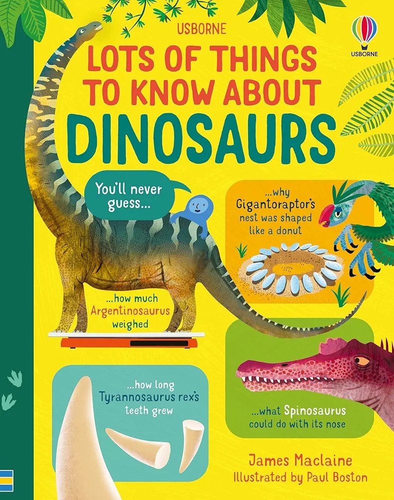 Usborne - Lots of Things to Know About Dinosaurs Usborne – Lots of Things to Know About Dinosaurs