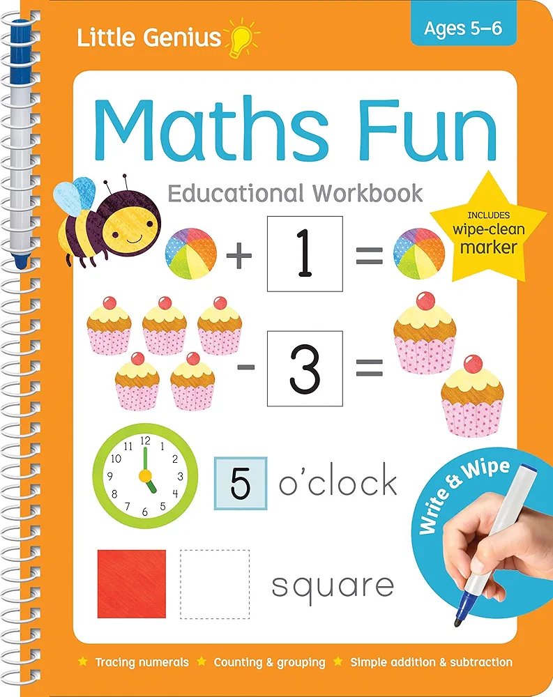 Little Genius Write & Wipe Maths Fun Little Genius Write & Wipe Maths Fun